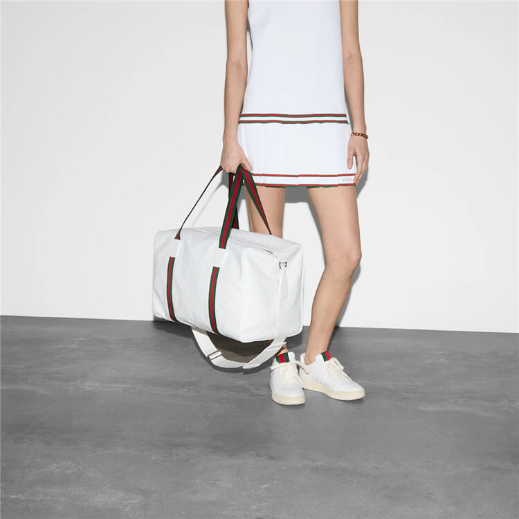 Replica Gucci Medium Duffle Bag With Web 799871 FADRV 9051 (7)