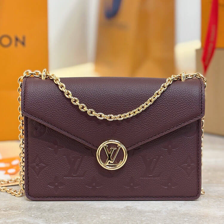 Replica LV Wallet On Chain Rosy M25814 (2)